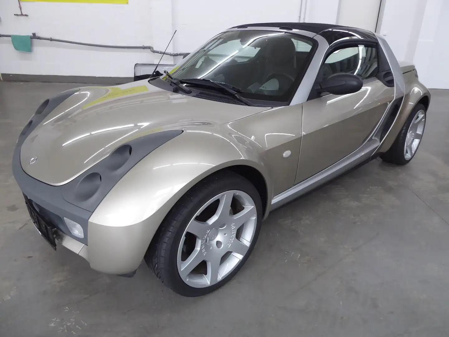 smart roadster origi. 5.642km 1. Hd Brabus Räder Leder Tempom. Silber - 2