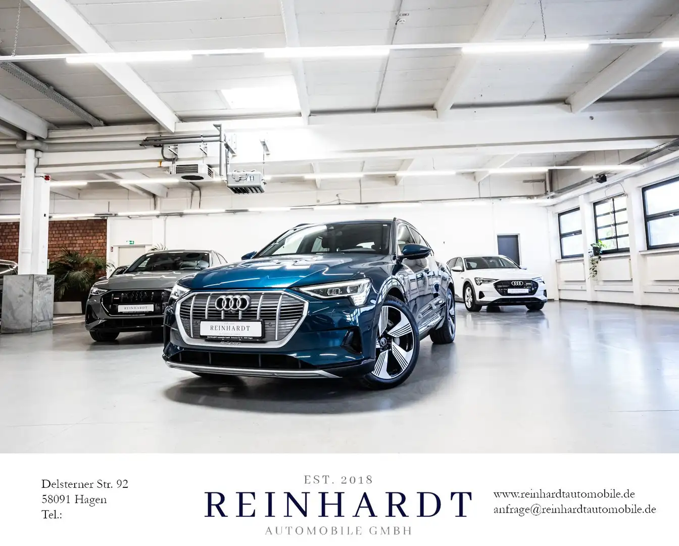 Audi e-tron 55 SPORTBACK ADVANCED/ACC/MATRIX/KAMERA Blau - 1