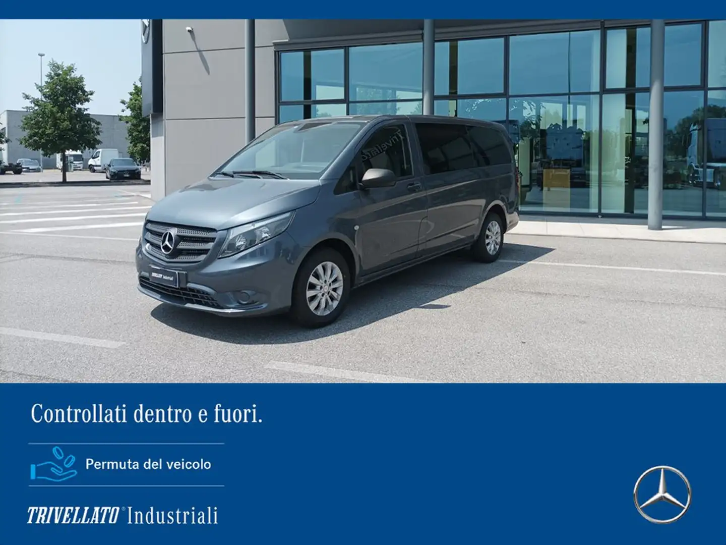 Mercedes-Benz Vito 116 cdi long mixto e5b+ Grau - 1
