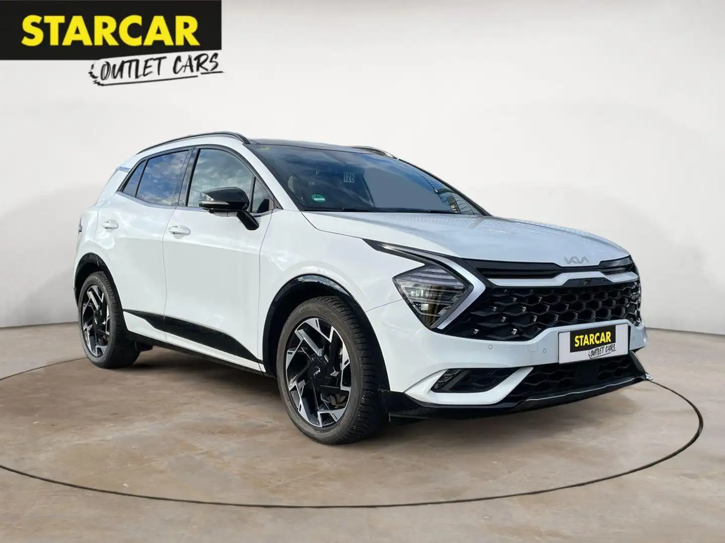 Kia Sportage GT-LINE AWD+PANO+ACC+SPORT-LEDERSITZE+CURVED-DISPL Blanc - 1