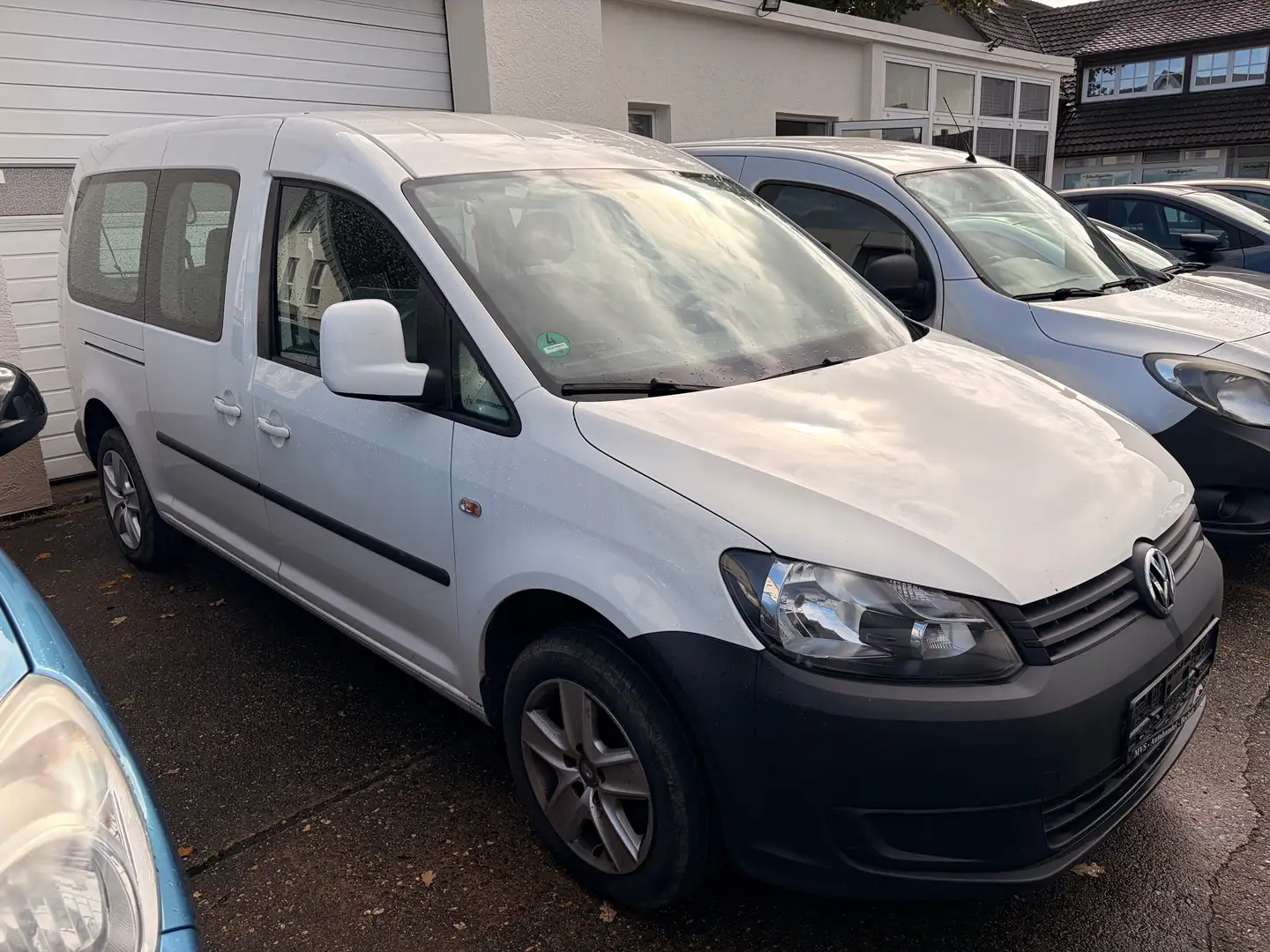 Volkswagen Caddy Maxi Trendline 7/sitzer,klima,tüv,2schiebtür Blanc - 2