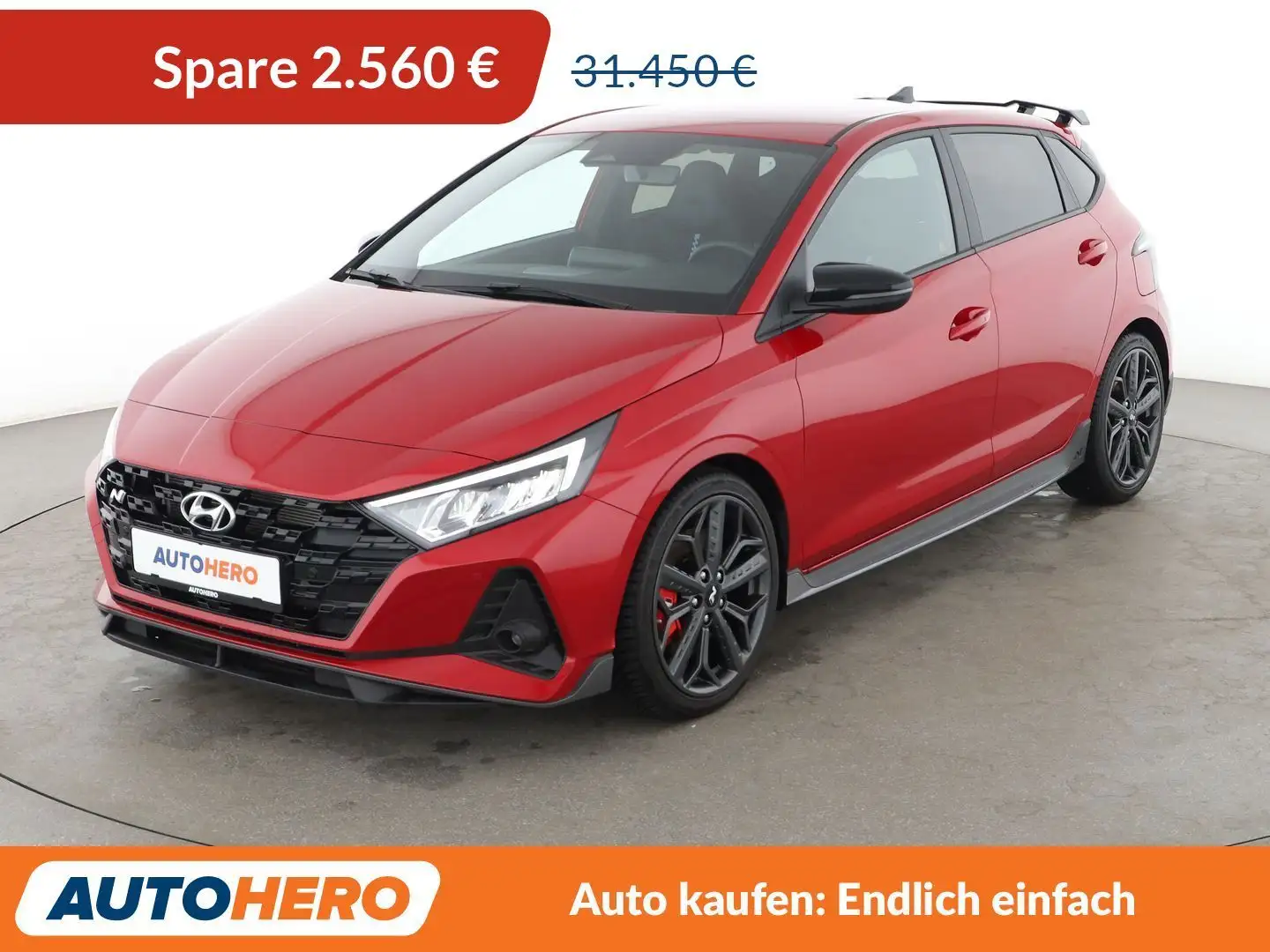 Hyundai i20 1.6 T-GDI N Performance*NAVI*LED*TEMPO*CAM*PDC*SHZ Rouge - 1