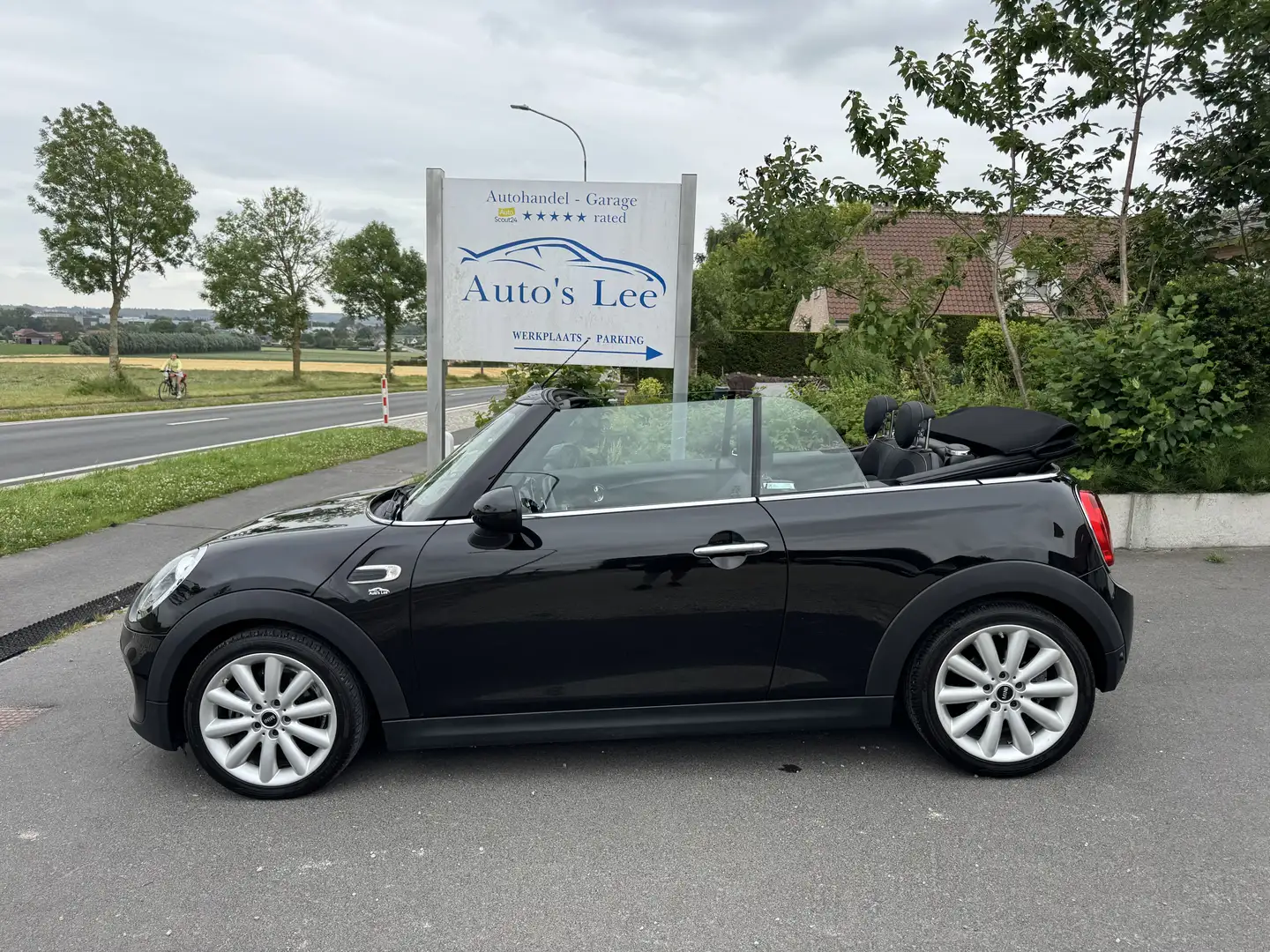 MINI Cooper Cabrio navigatie/stoelverwarming/cruisecontrol/topstaat.. Noir - 2