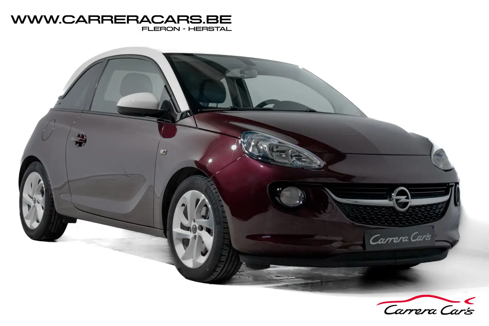 Opel Adam 1.2i Glam*|NAVI*CRUISE*CUIR*CLIMA*PDC*GARANTIE*| Rouge - 1