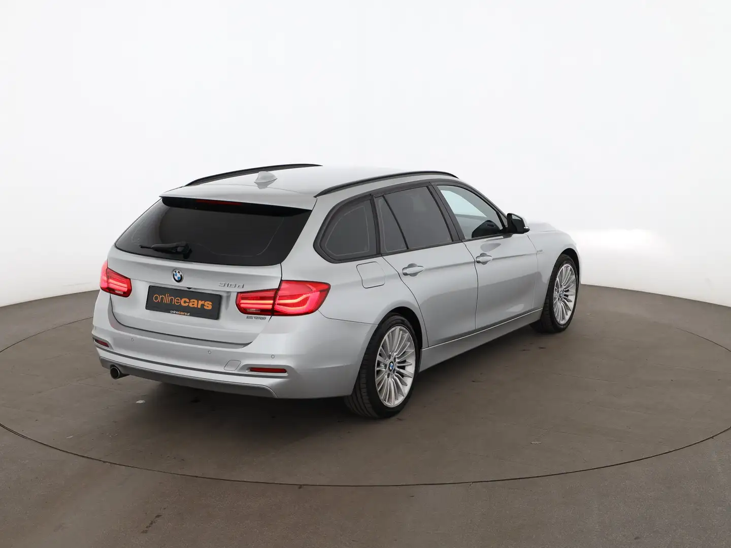 BMW 318 d Touring Advantage LED NAVI SITZHZG R-CAM PDC Silber - 2