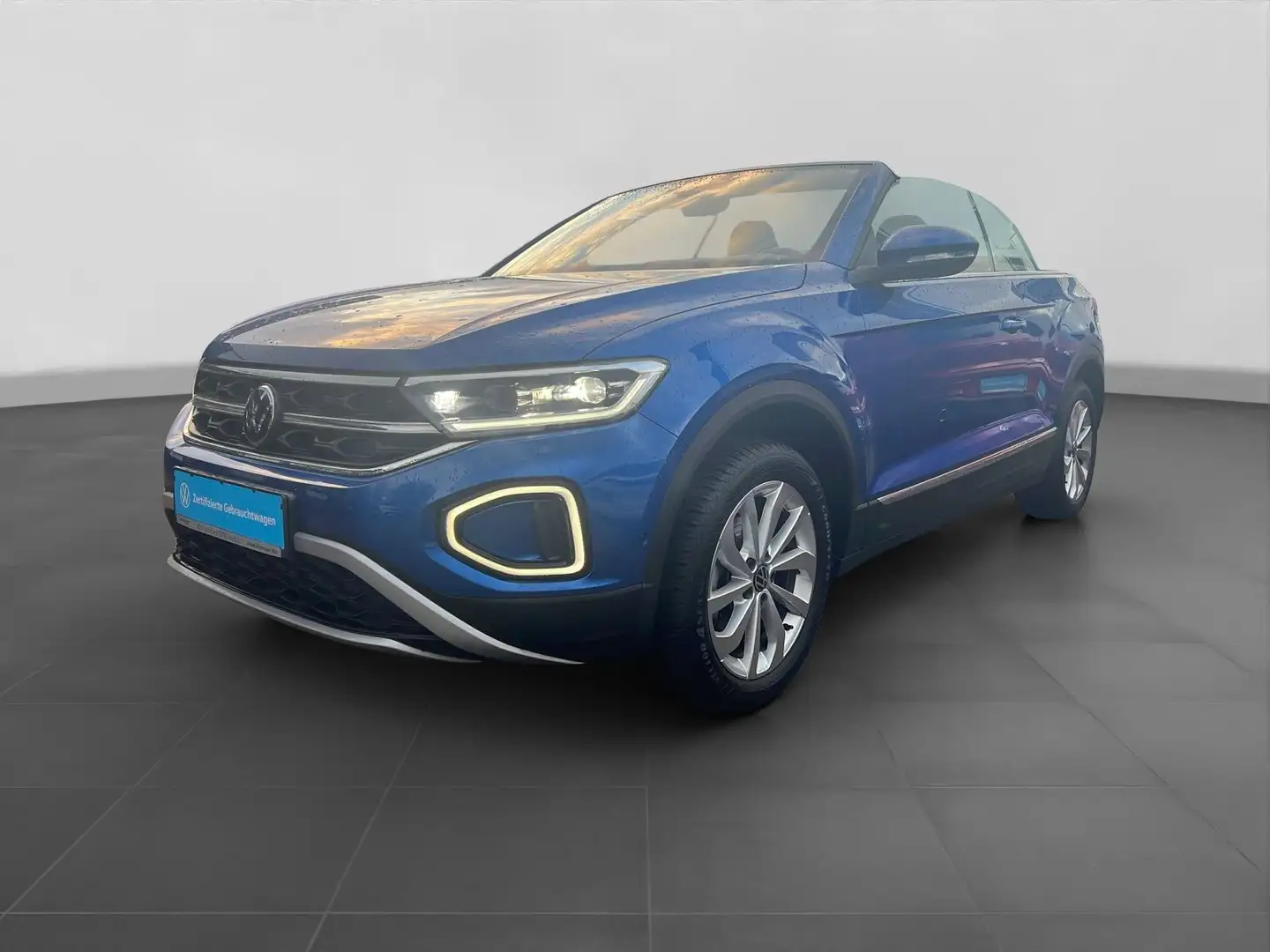 Volkswagen T-Roc 1.5 TSI DSG STYLE ST.HEIZ ASSIST Blau - 2