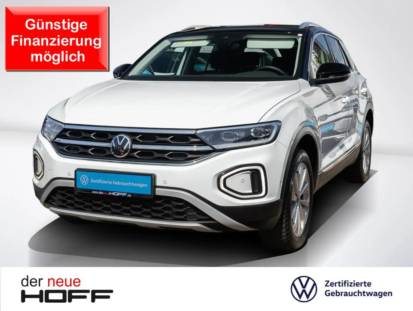 Volkswagen T-Roc 1.5 TSI DSG AHK NAVI Weiß - 1