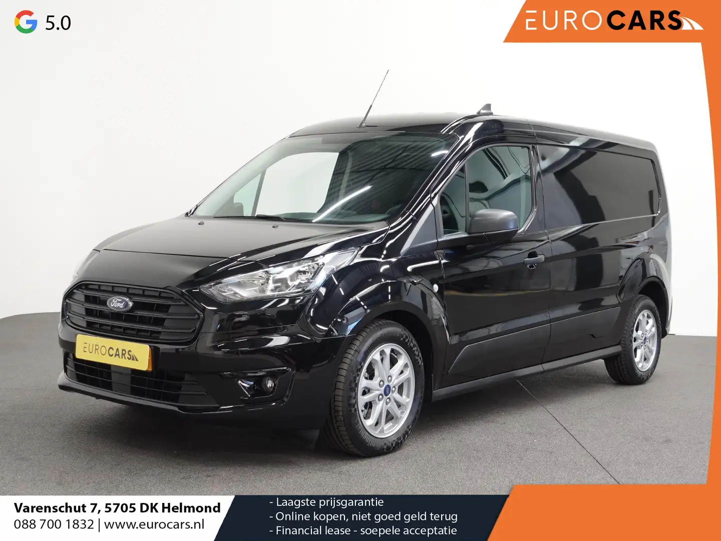 Ford Transit Connect 1.5 EcoBlue Aut. L2 Trend |Navi|Airco|PDC A|Cruise Zwart - 1