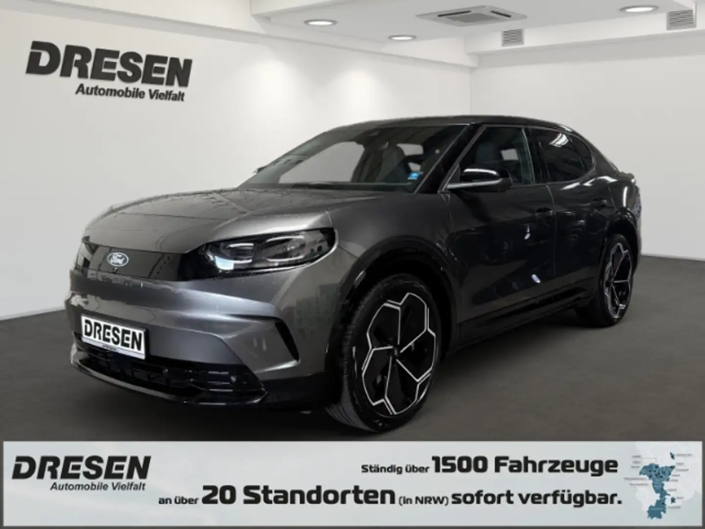 Ford Capri Extended Range + 21 Zoll Räder + Fahrerassistenzpa Grau - 1