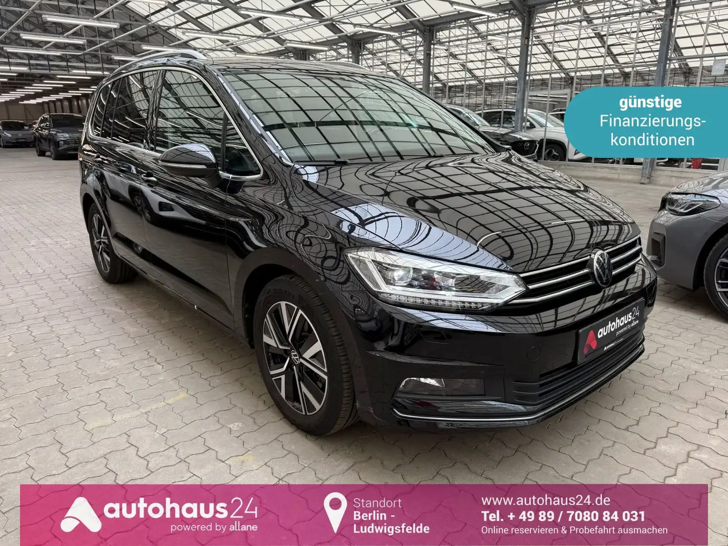 Volkswagen Touran 1.5 TSI Highline  DSG|LED|DYNAUDIO|Navi Negro - 1