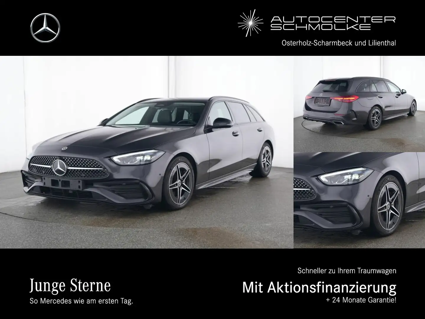 Mercedes-Benz C 180 C 180 T AMG-LINE ADVANCED*NIGHT-PAKET*360°KAMERA Grau - 1