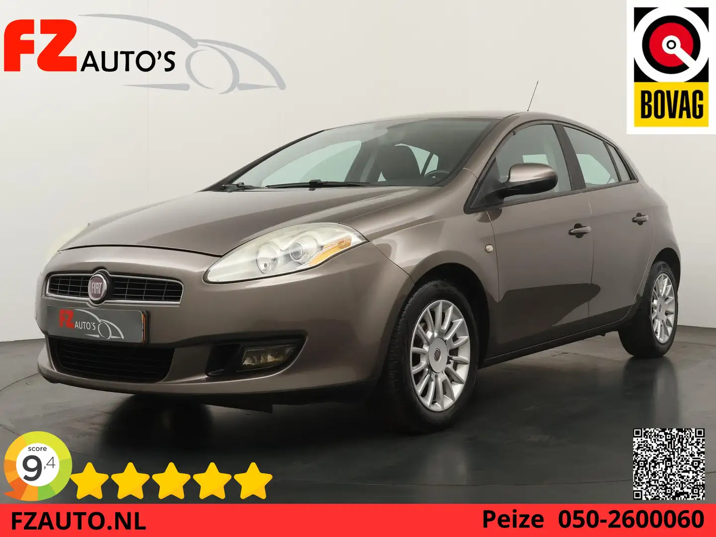 Fiat Bravo 1.4 Edizione Prima - Cruise Control - Aircondition Bruin - 1