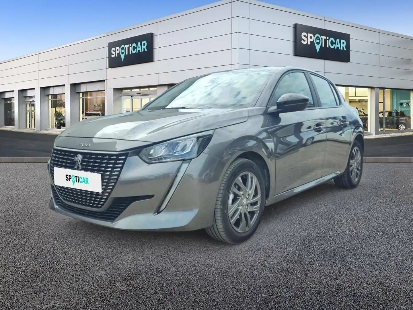 Peugeot 208 1.2 Puretech S&S Active Pack 100 Gris - 1