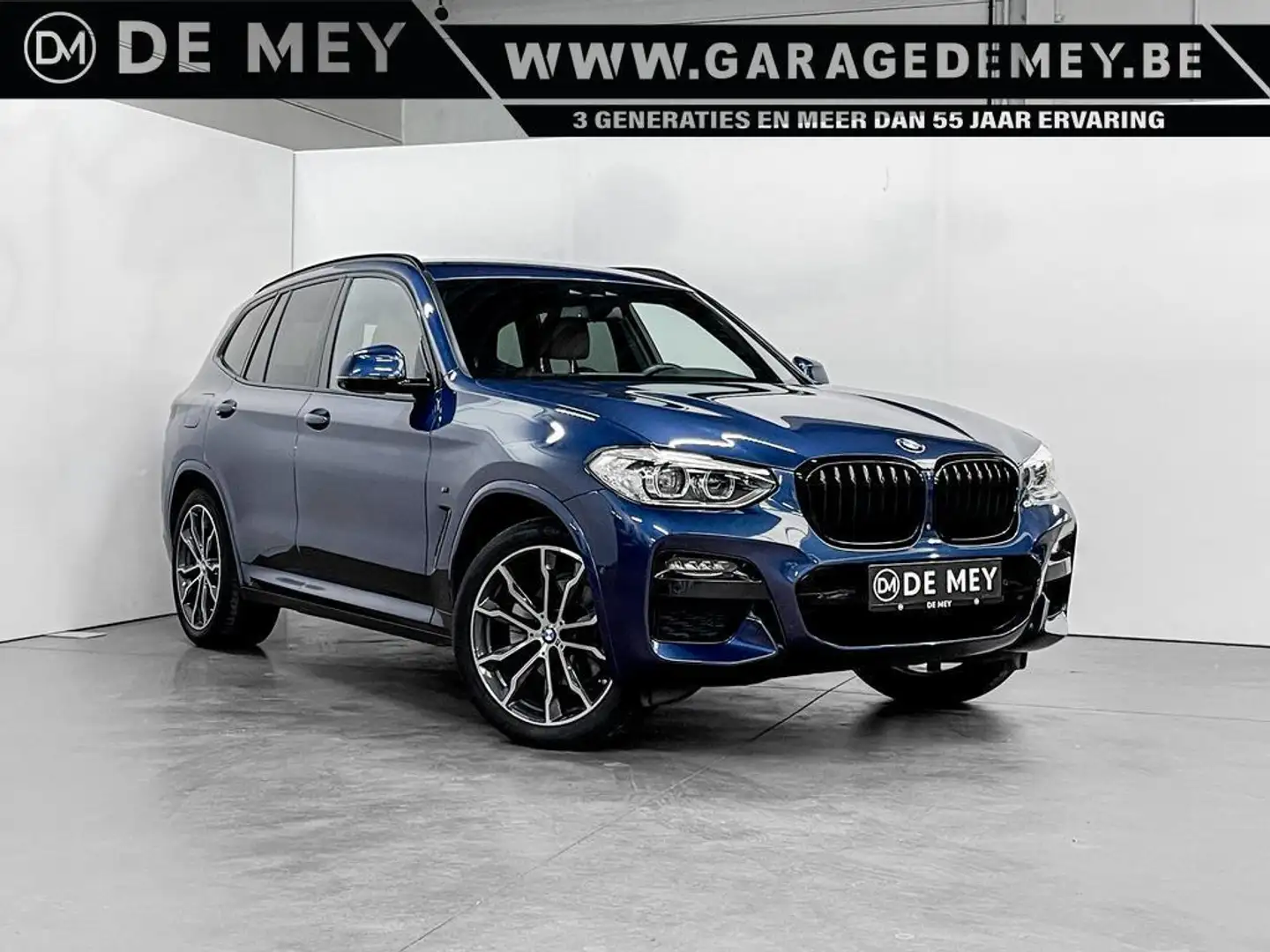 BMW X3 2.0iA xDRIVE / M-SPORT / C.C / LEDER / 360° CAM Bleu - 1