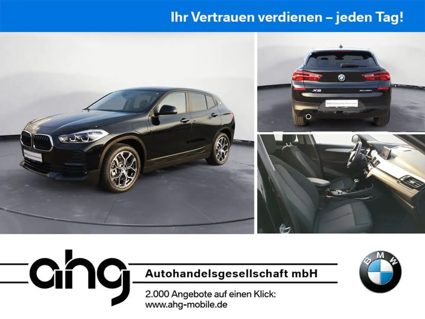 BMW X2 xDrive25e Advantage Steptronic Aut. Navigatio Noir - 1
