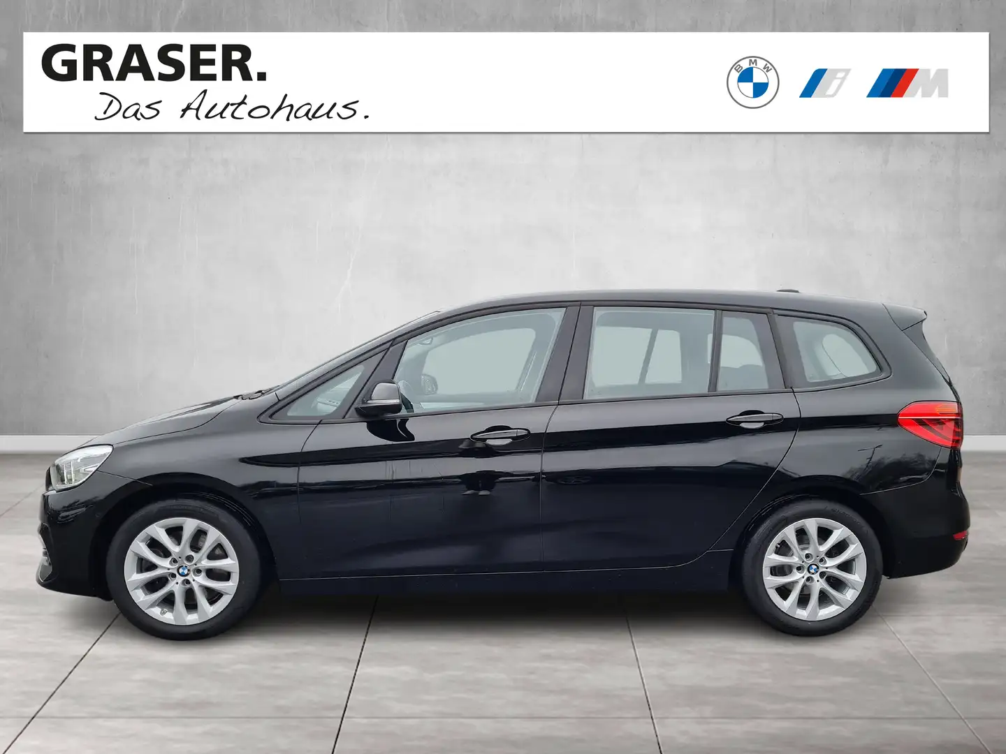 BMW 218 d Gran Tourer Advantage DAB LED Navi Shz PDC Schwarz - 2