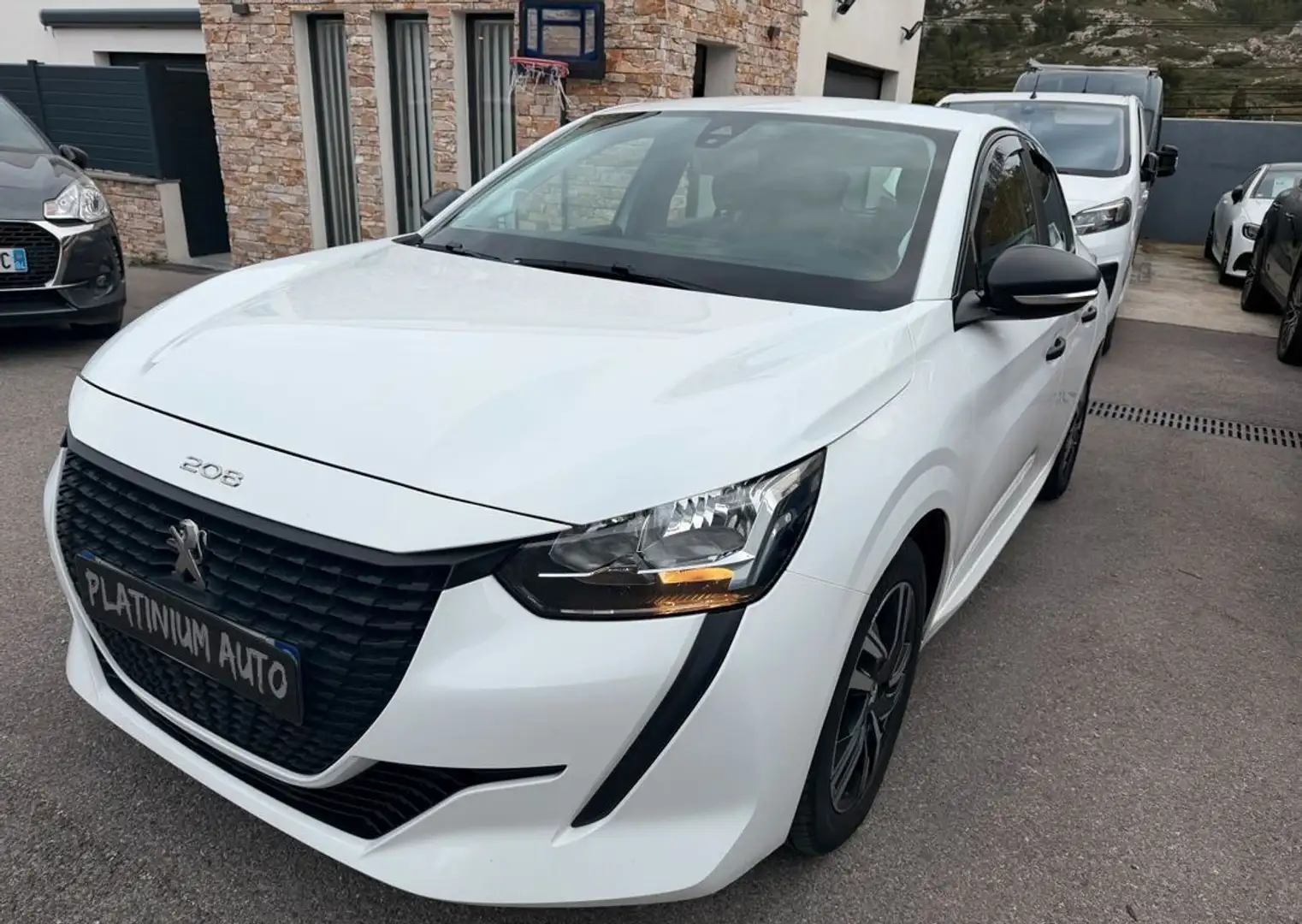 Peugeot 208 II BlueHdi 100 S&S Active bvm6 (Moteur 27000km) Blanc - 2