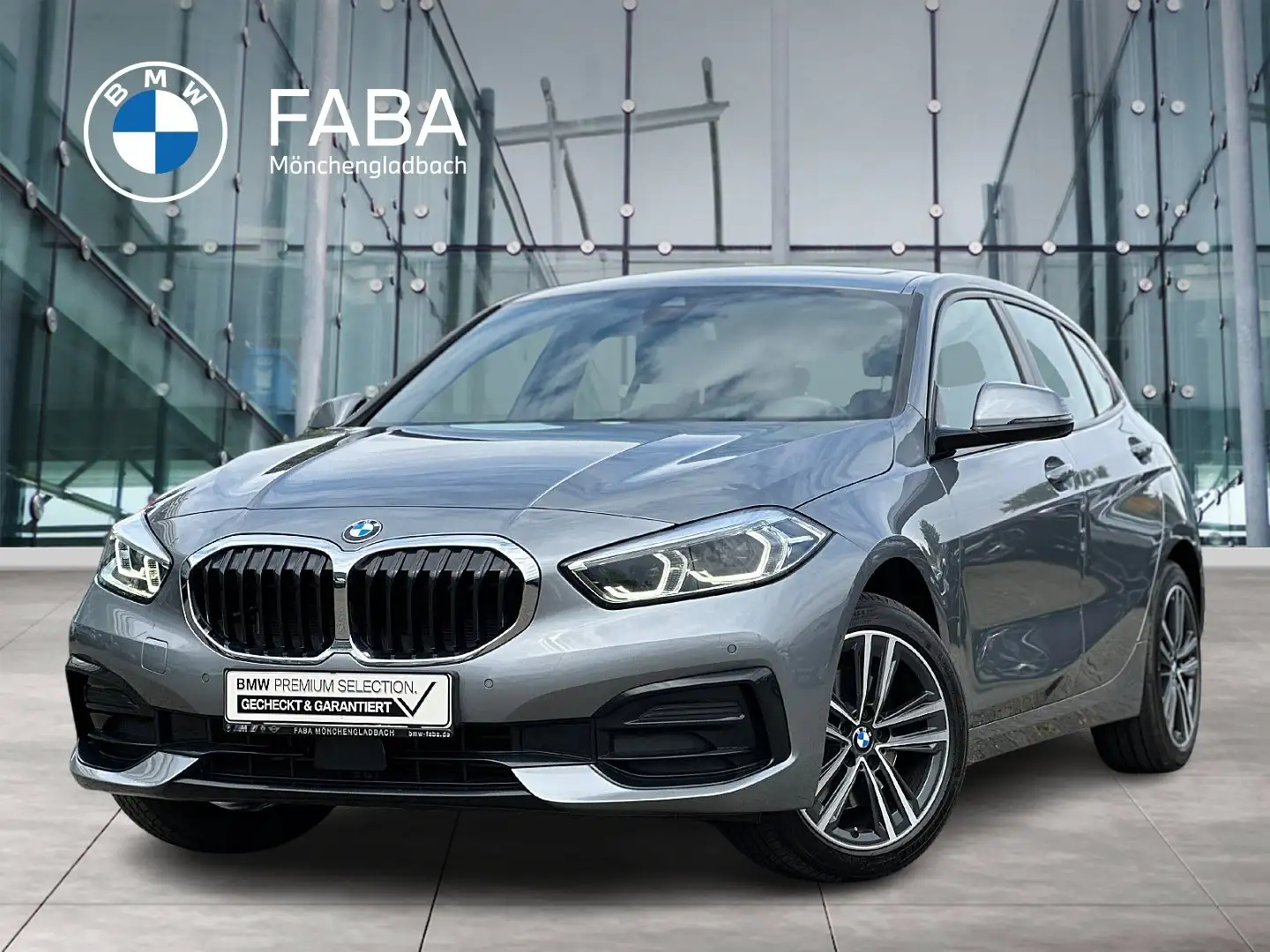 BMW 118 i Sport Line DAB LED WLAN Pano.Dach Gris - 1