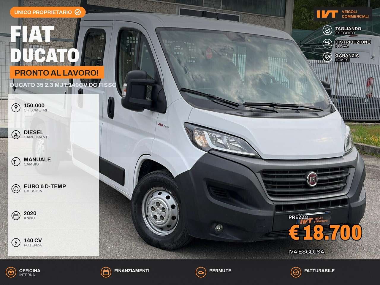 Fiat Ducato Ducato 35 2.3 MJT 140CV DC Fisso