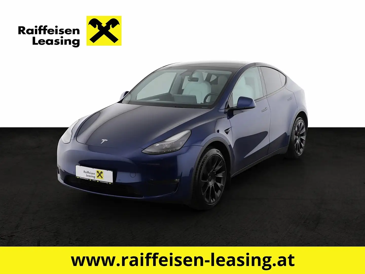 Tesla Model Y Long Range AWD 75kWh Blau - 1