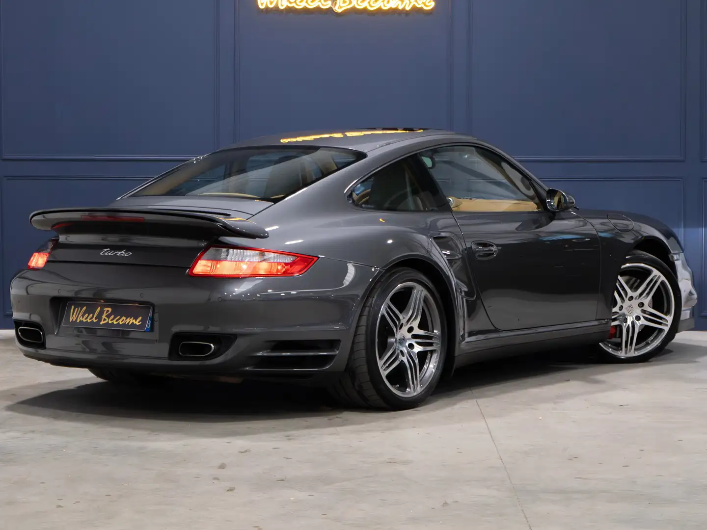 Porsche 997 911 Coupe 3.6i Turbo Tiptronic S A Grau - 2