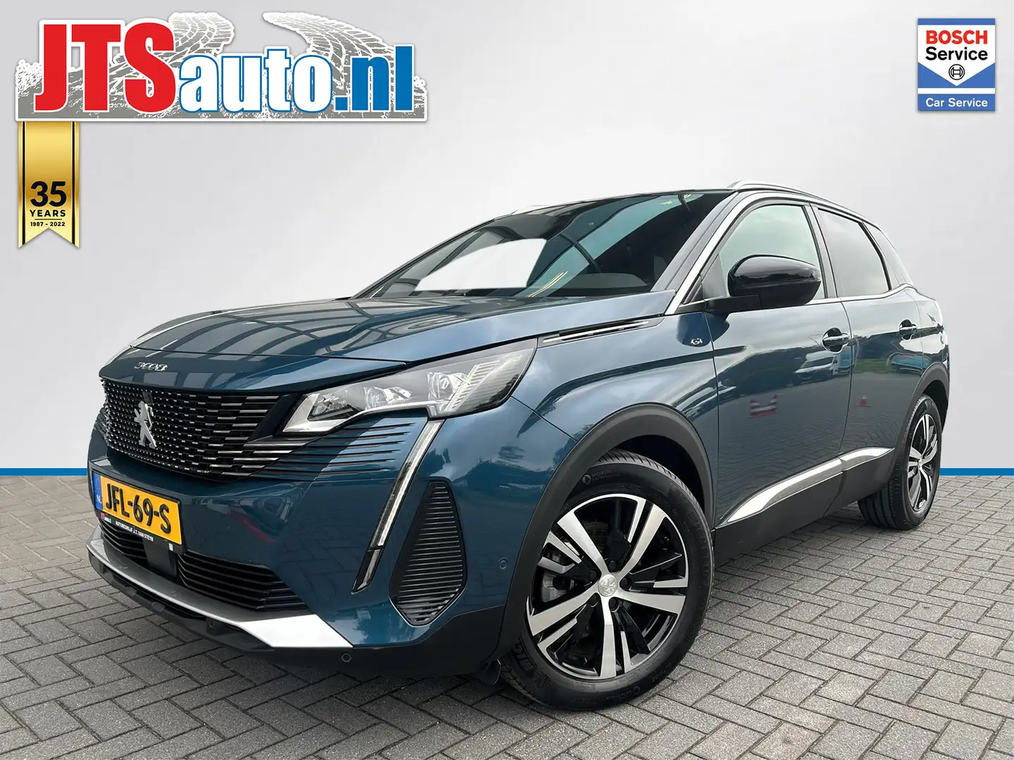 Peugeot 3008 1.2 Aut. GT 130pk, Carplay, Trekhaak, Stoelverwarm Bleu - 1