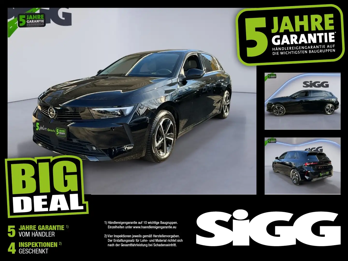 Opel Astra L 1.2 Turbo Edition DynLicht Fernlichtass. Zwart - 1