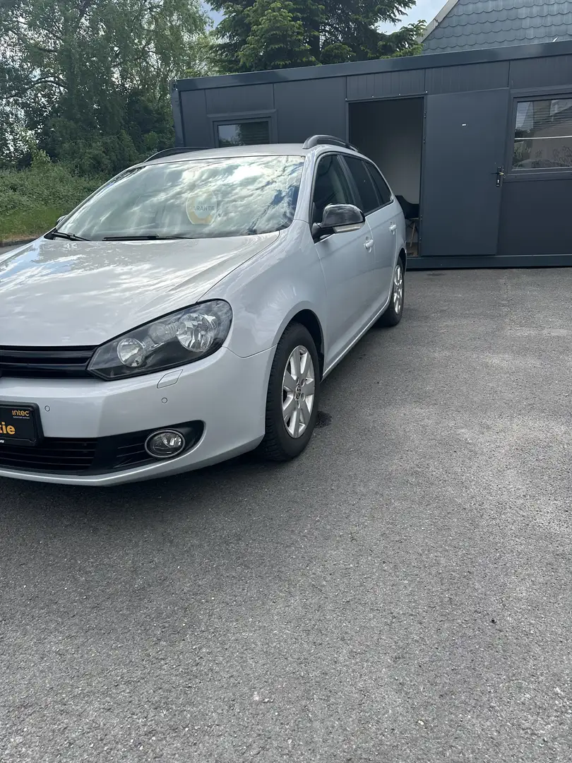 Volkswagen Golf Variant Match***TÜV NEU ***AHK***PDC***NAVI*** Silber - 2