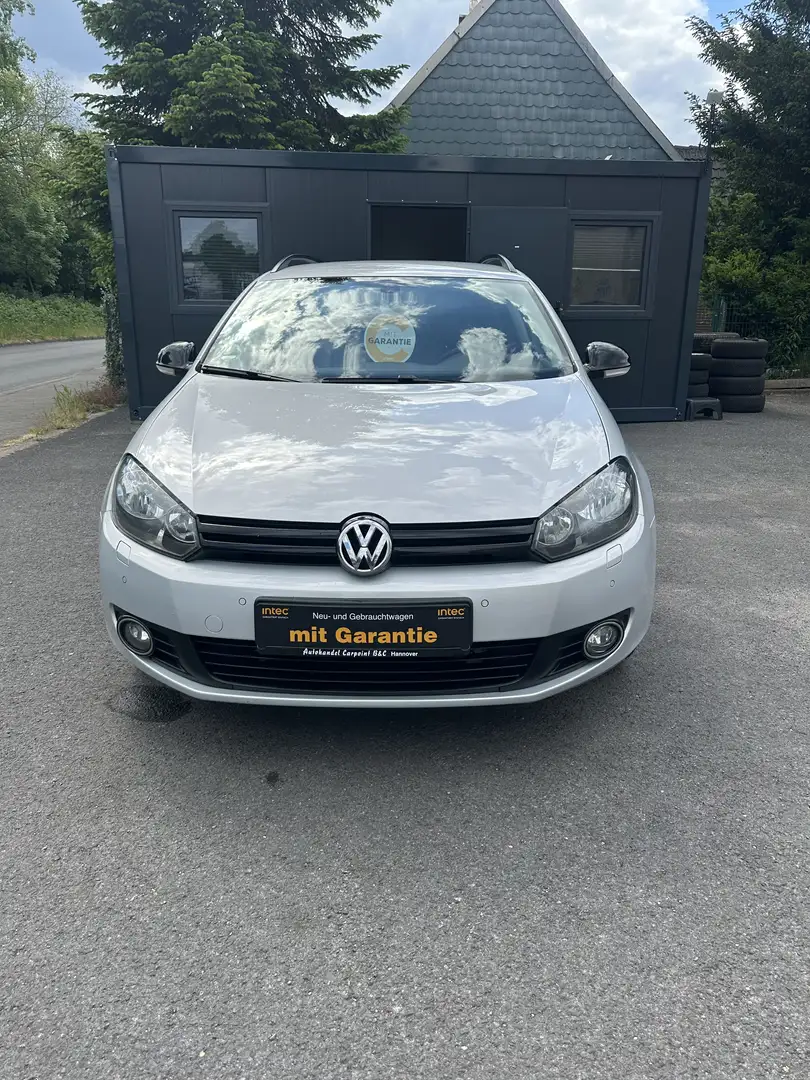 Volkswagen Golf Variant Match***TÜV NEU ***AHK***PDC***NAVI*** Silber - 1