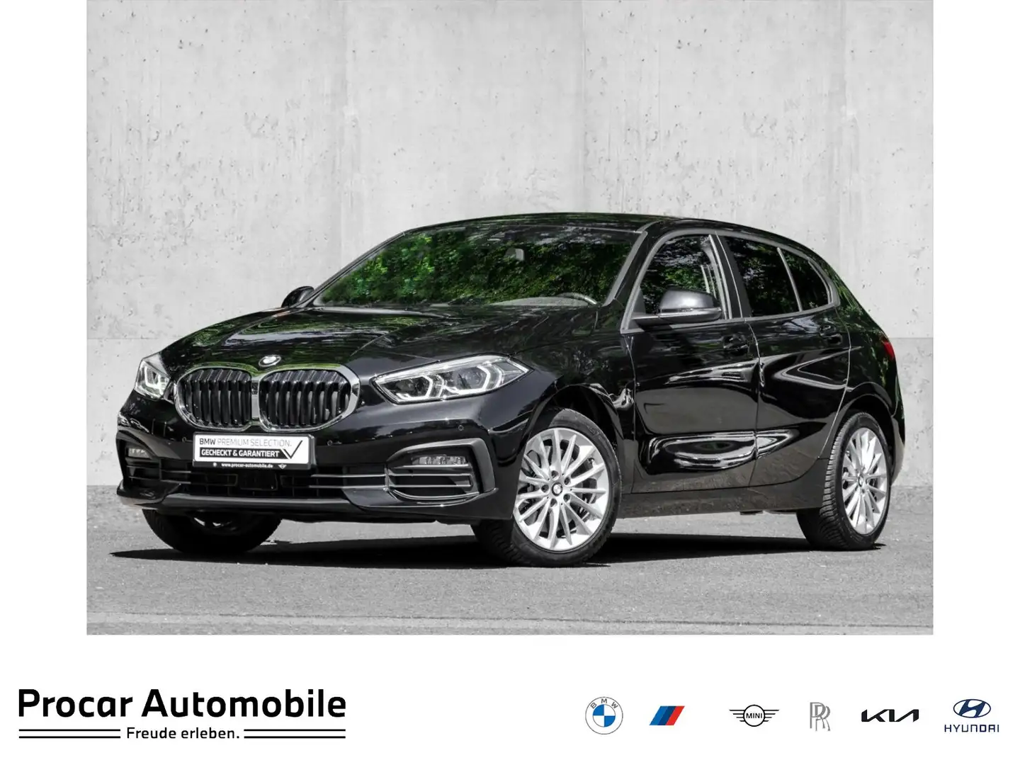 BMW 120 d ADVANTAGE+SHZ+PDC+LED+17" Schwarz - 1