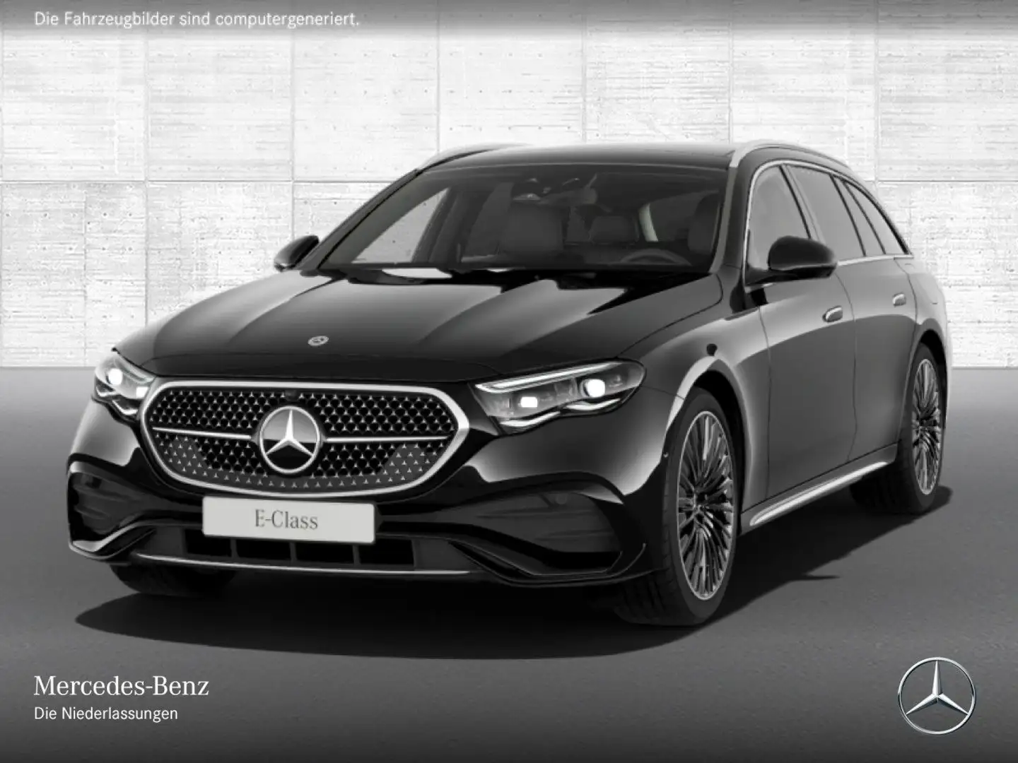 Mercedes-Benz E 300 de T AMG Fahrass Airmat Pano Burmester AHK Zwart - 2