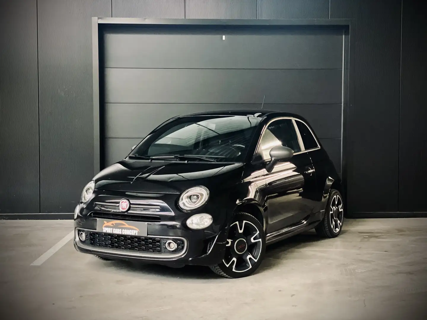 Fiat 500 1.2i Sport Zwart - 1