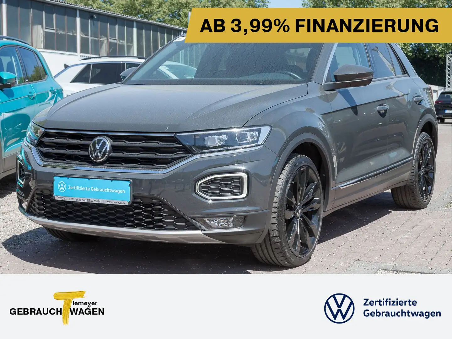 Volkswagen T-Roc 1.5 TSI DSG SPORT LED VIRTUAL KAMERA LM19 Grau - 1