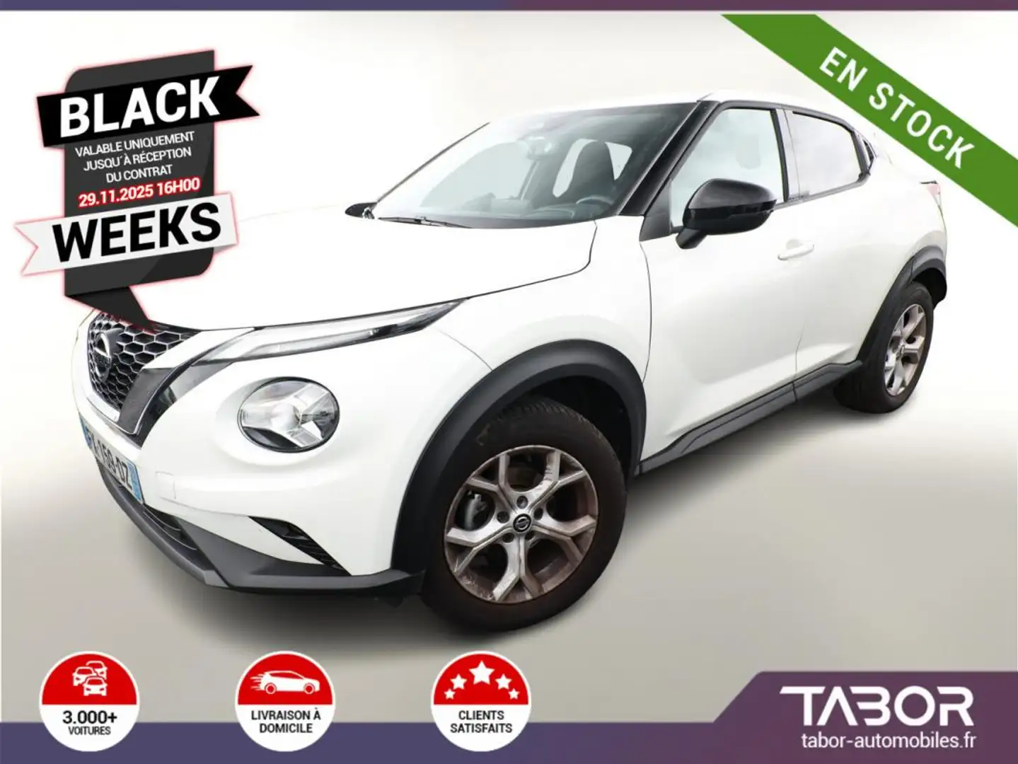 Nissan Juke 1.0 DIG-T 117 N-Connecta LED Cam Weiß - 1
