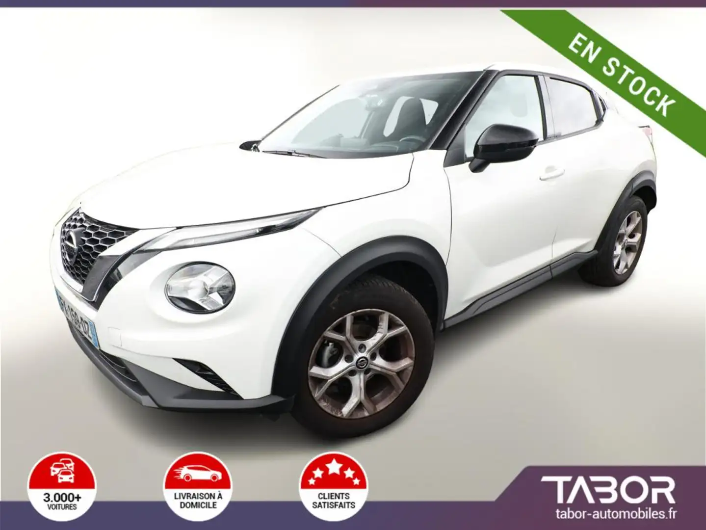 Nissan Juke 1.0 DIG-T 117 N-Connecta LED Cam Blanc - 1
