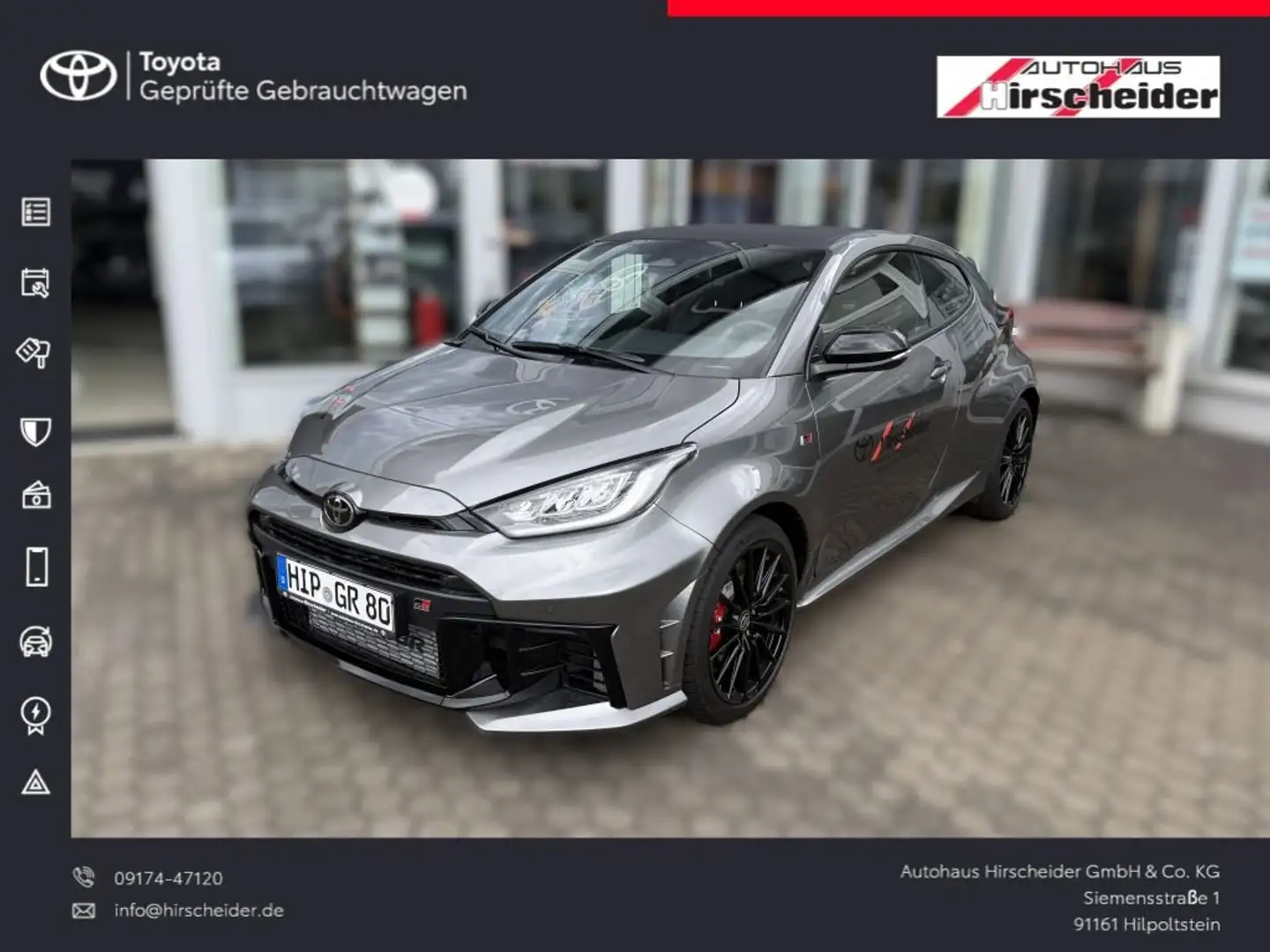 Toyota Yaris GR Automatik Silber - 1