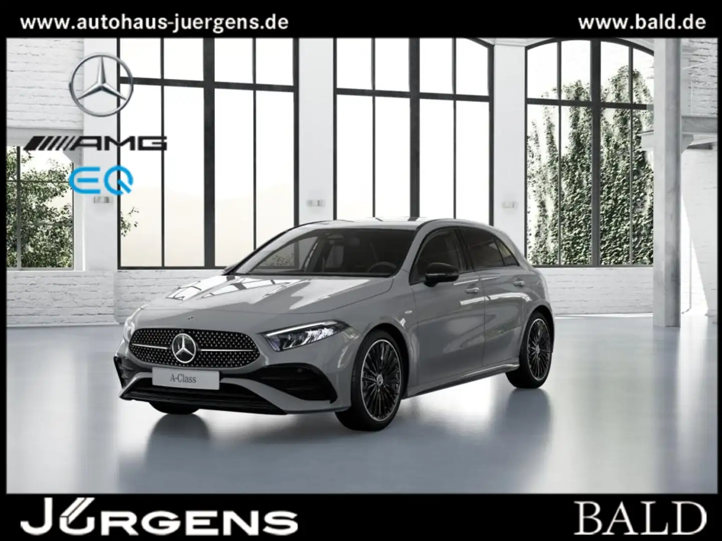 Mercedes-Benz A 250 e AMG-Sport/AHK/360/Distr/Keyl/Totw/Ambi Gris - 1