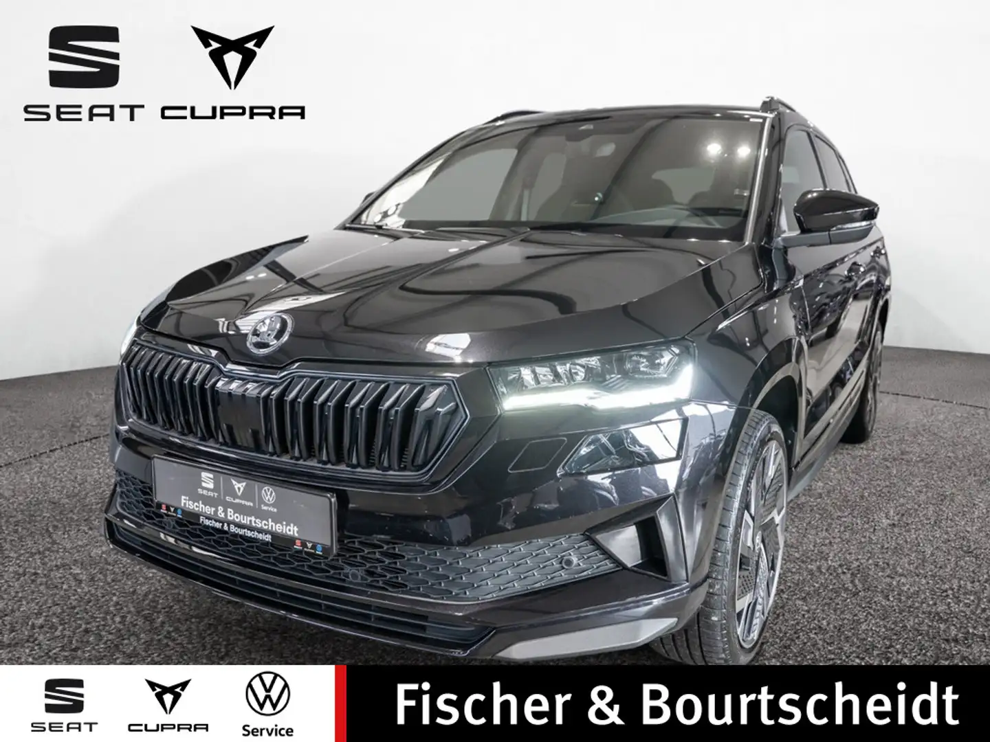 Skoda Karoq 1.5 TSI Sportline DSG NAVI KAMERA VIRT Schwarz - 1