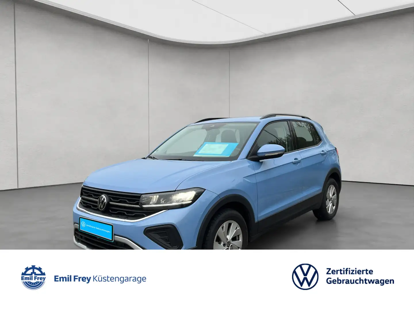 Volkswagen T-Cross 1.0 TSI -Life- AHK/Kamera/Navi Blau - 1
