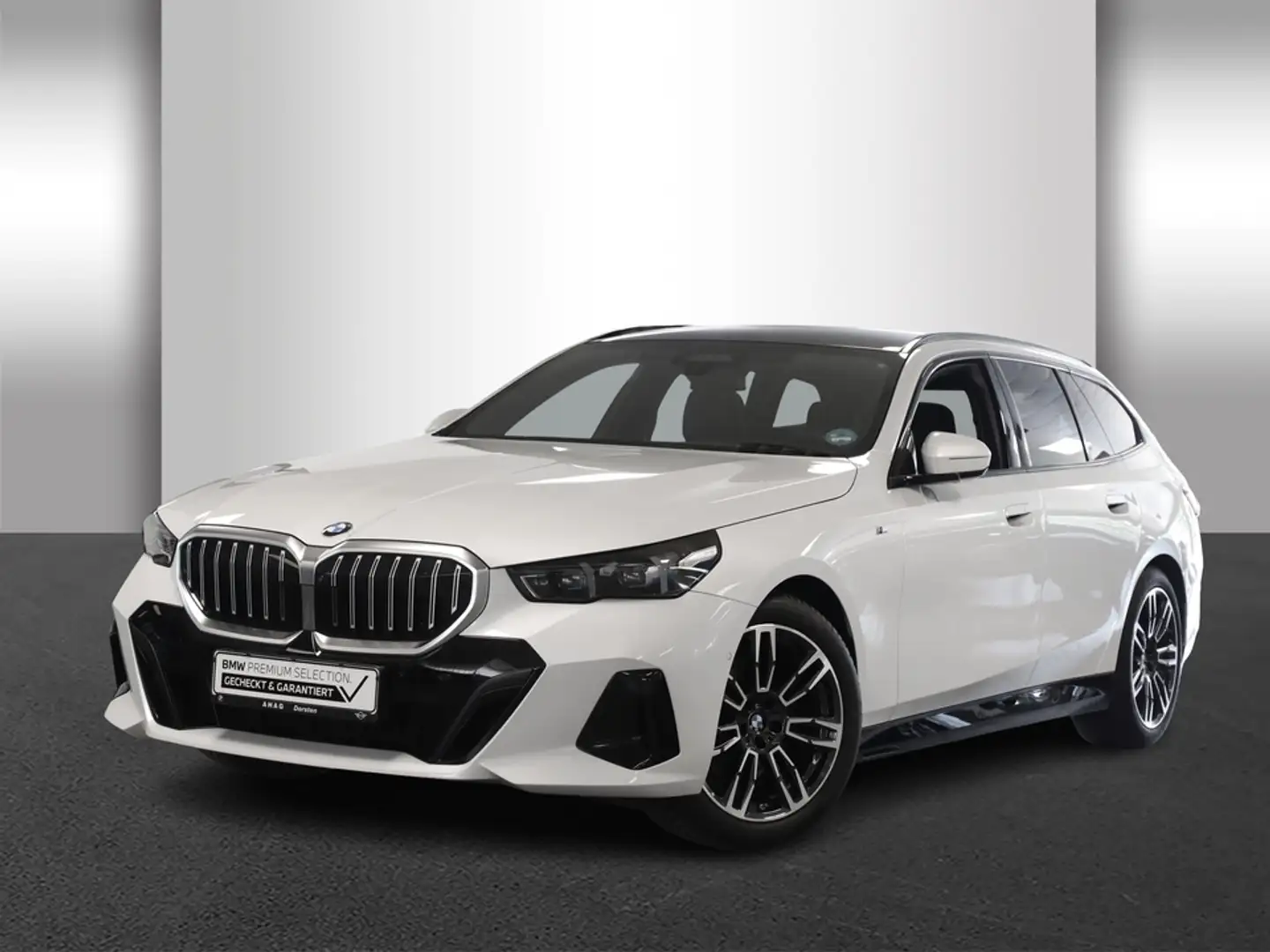 BMW 520 d Touring M Sportpaket Panorama Standhzg. AHK Blanc - 2