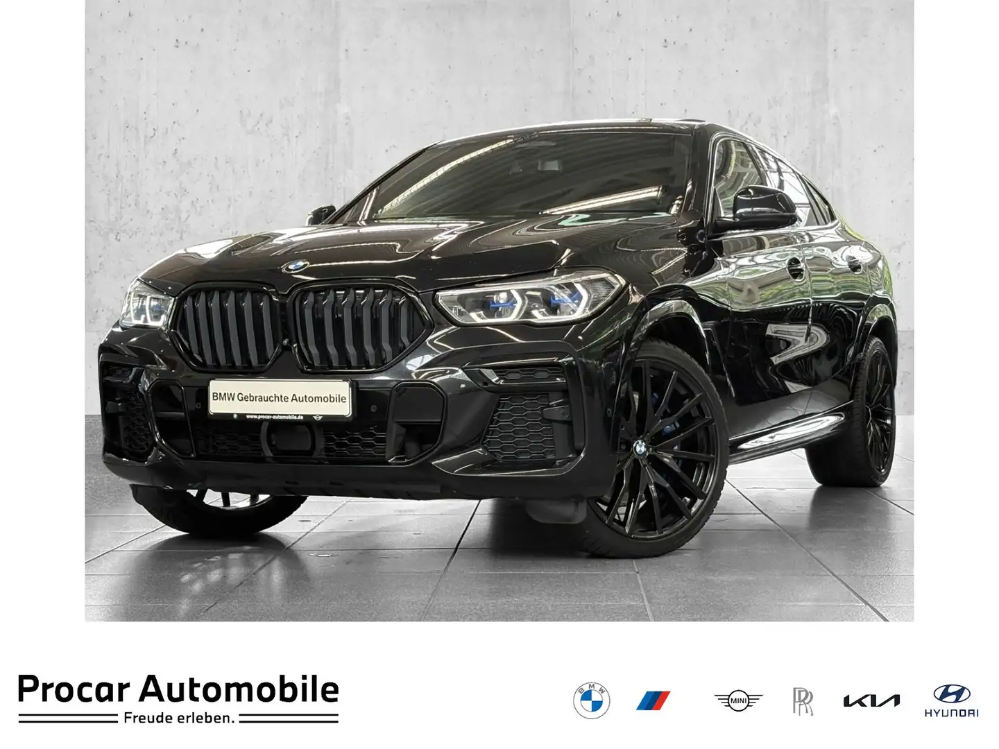 BMW X6 xDrive40d M Sport DA Prof PA+ Laser Pano 22" LMR Black - 1