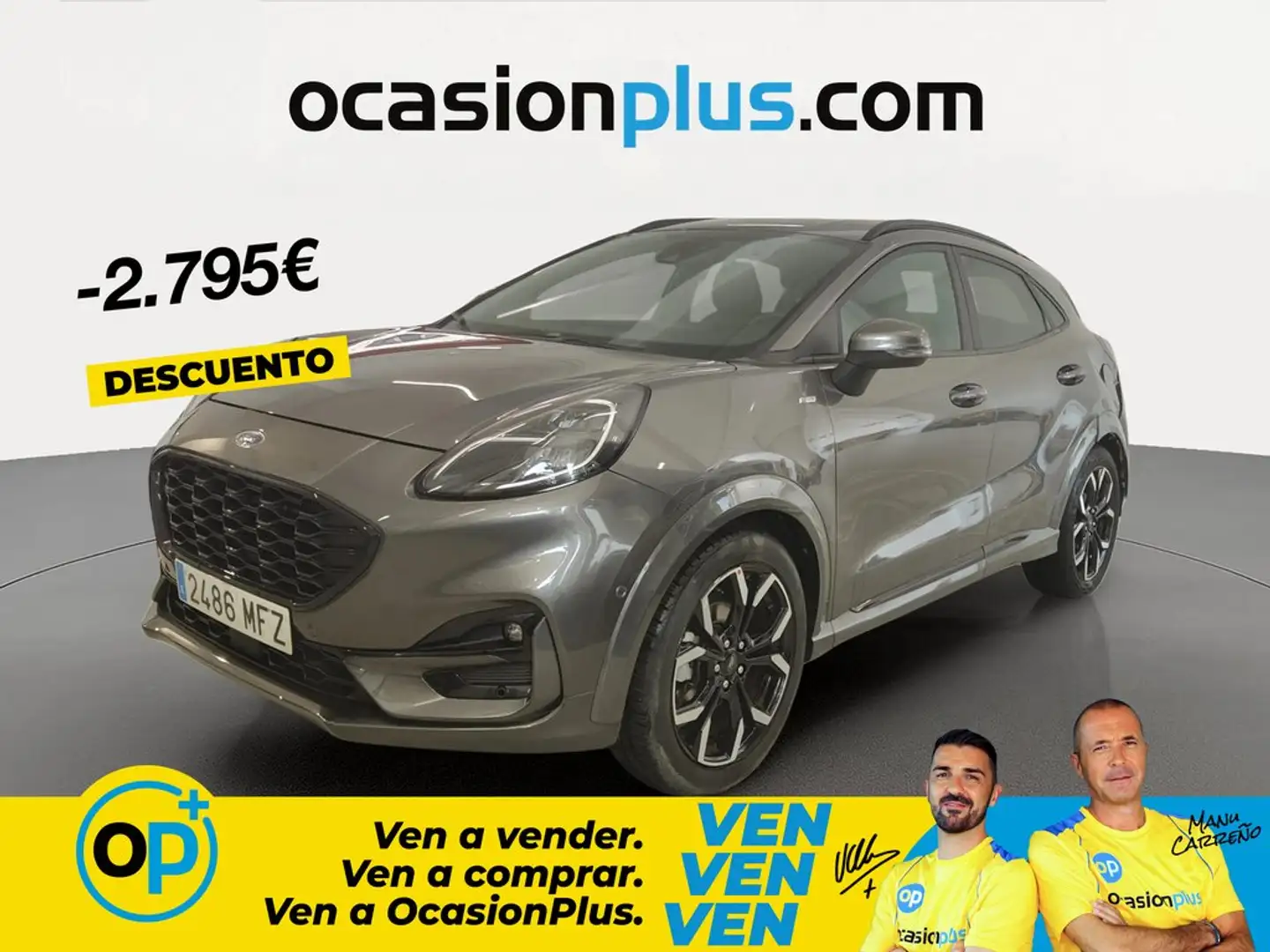 Ford Puma 1.0 EcoBoost MHEV ST-Line X 125 Gris - 1