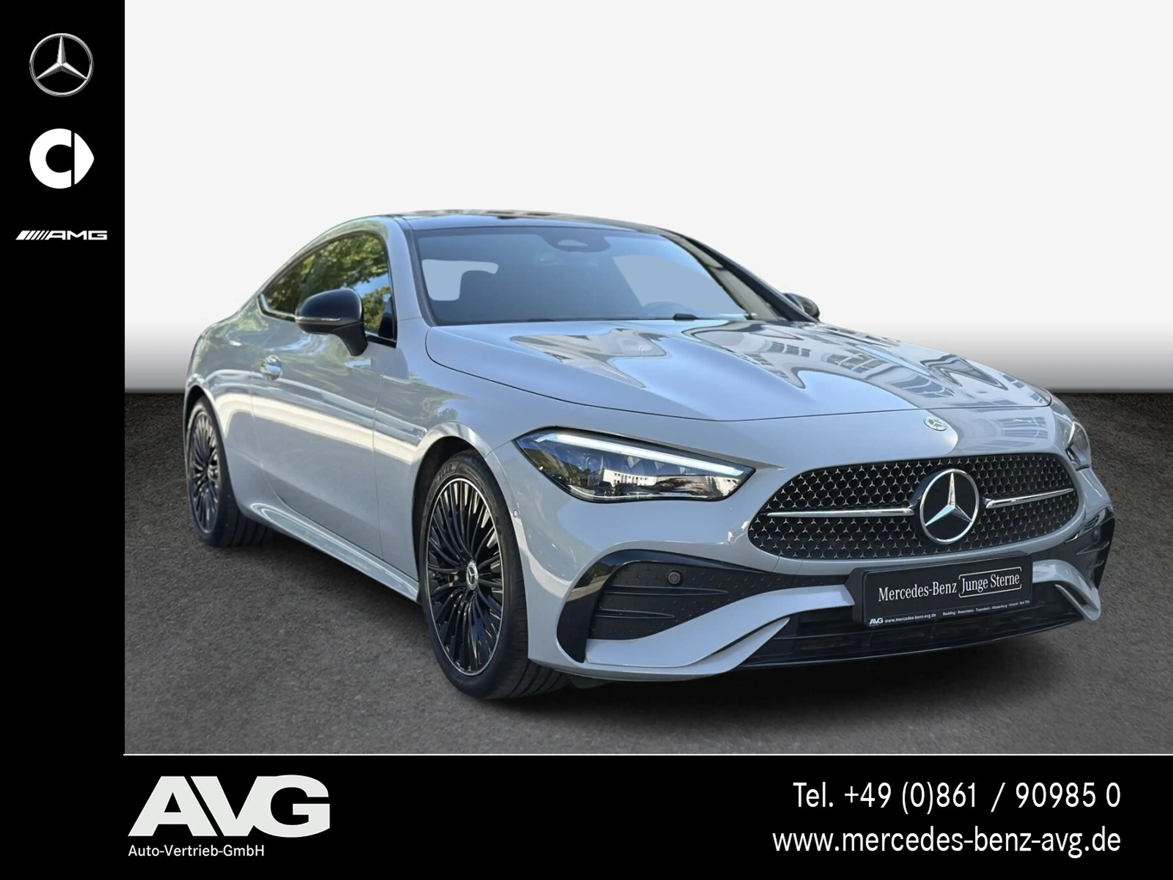 Mercedes-Benz CLE 220 CLE 220 d Coupé AMG Pano Night ALPINGRAU Memory — photo 2