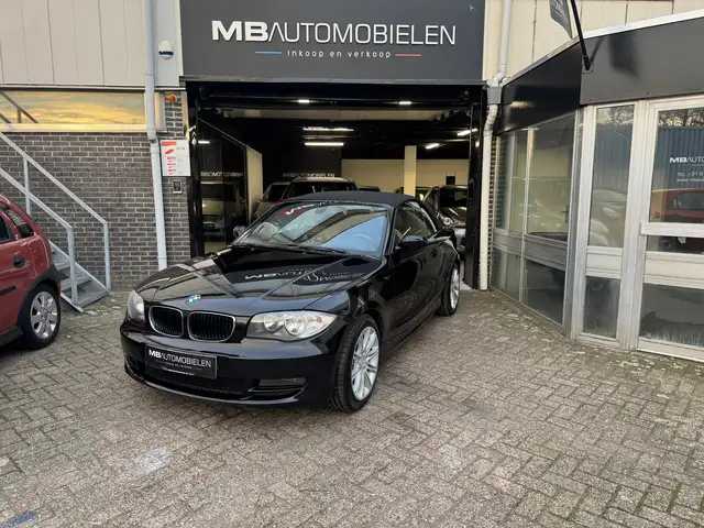 BMW 118 1-serie Cabrio 118i/Cabrio/Zwart'/Bom voll Opties/
