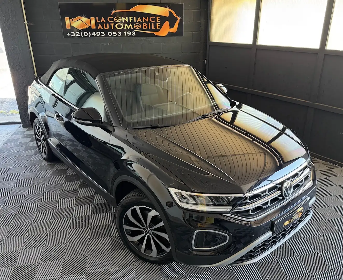 Volkswagen T-Roc Cabriolet 1.0TSI 1er propriétaire Garantie 1 an Zwart - 1