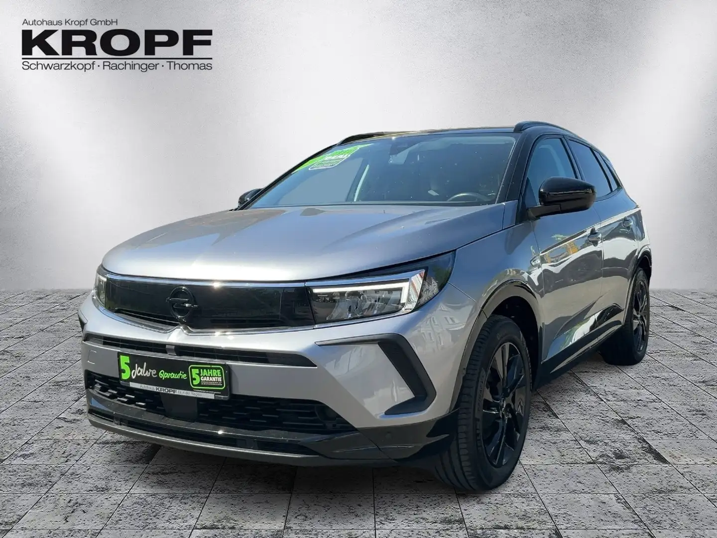 Opel Grandland 1.2 Turbo GS Line LED+Navi+SHZ+2xKlima Gris - 2