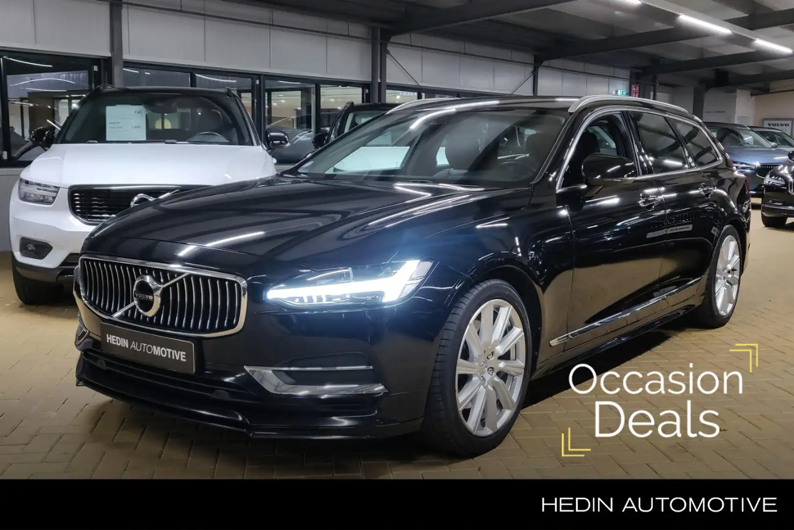 Volvo V90 2.0 T4 190pk Automaat Inscription | Lederen bekled Schwarz - 1