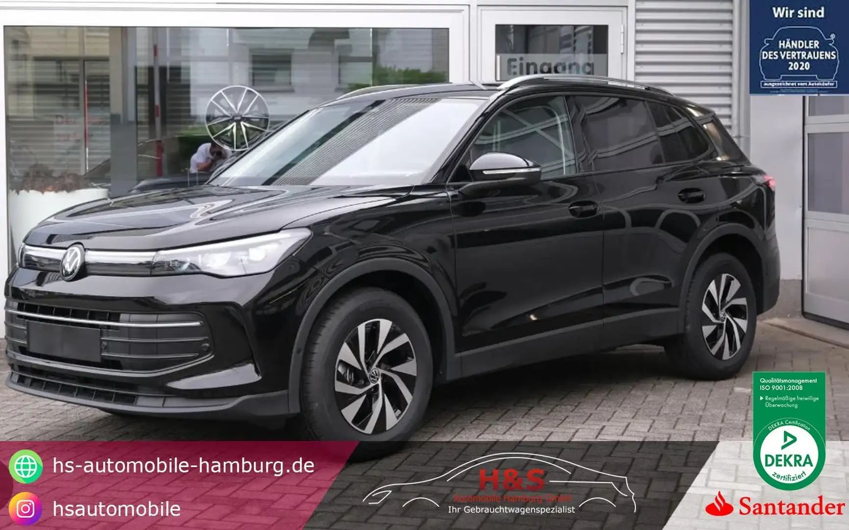 Volkswagen Tiguan 1.5 eTSI Life Schwarz - 1