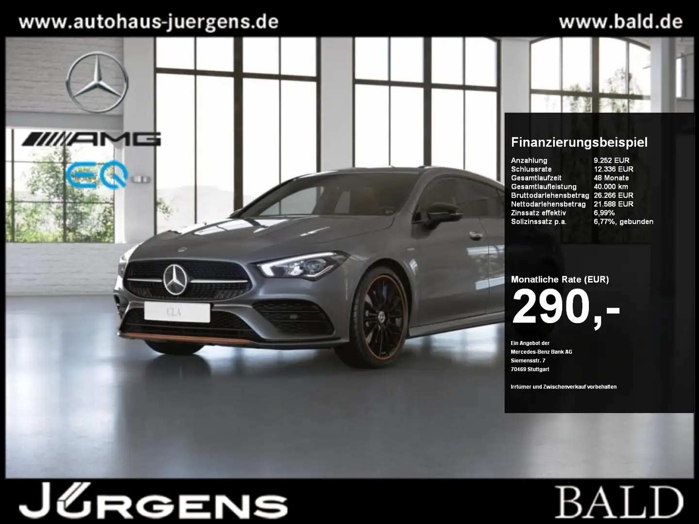 Mercedes-Benz CLA 250 SB Edition1/AMG/LED/Cam/Night/Ambiente Grijs - 1