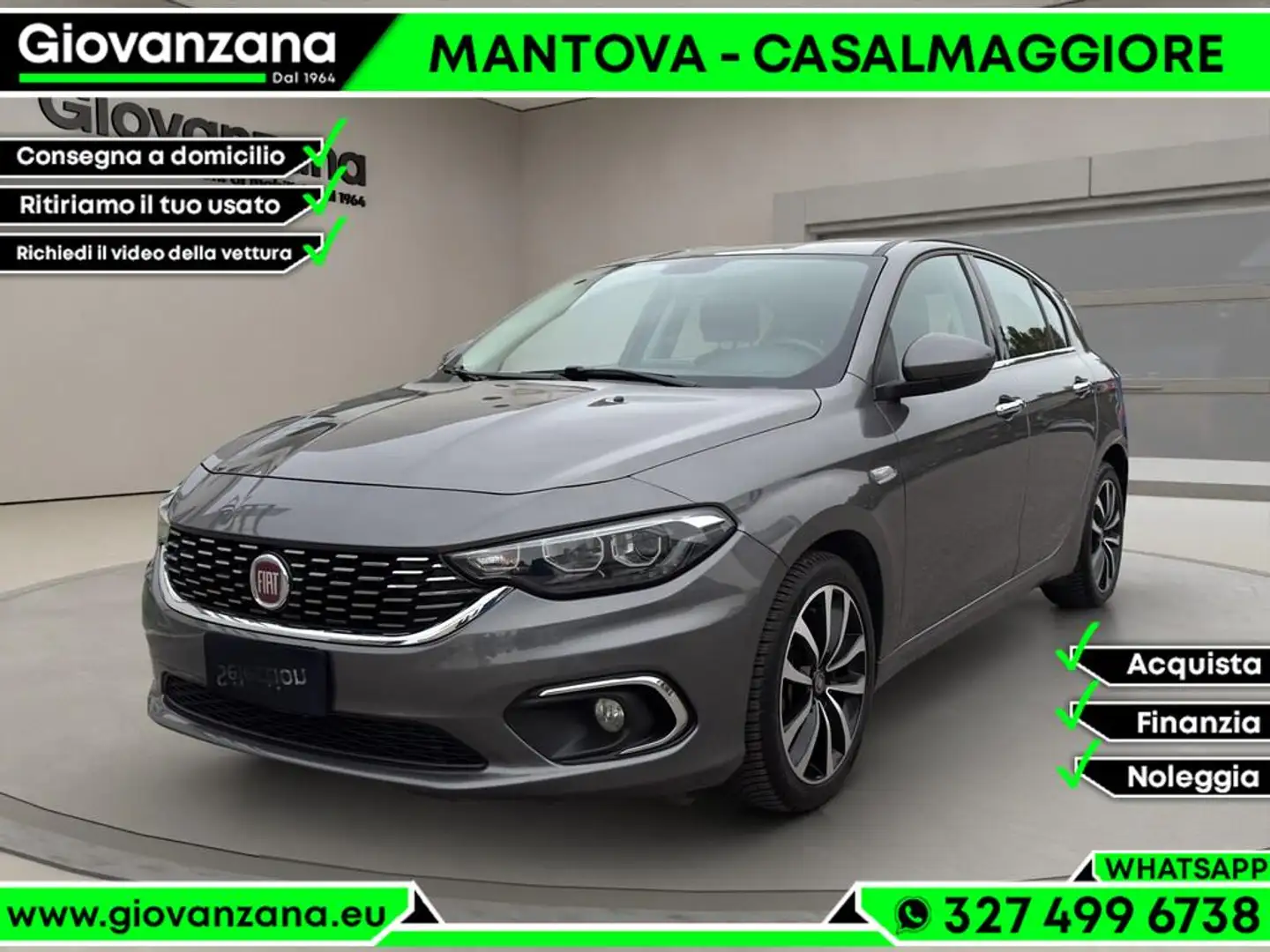 Fiat Tipo 5p 1.3 mjt Lounge s&s 95cv Grau - 1
